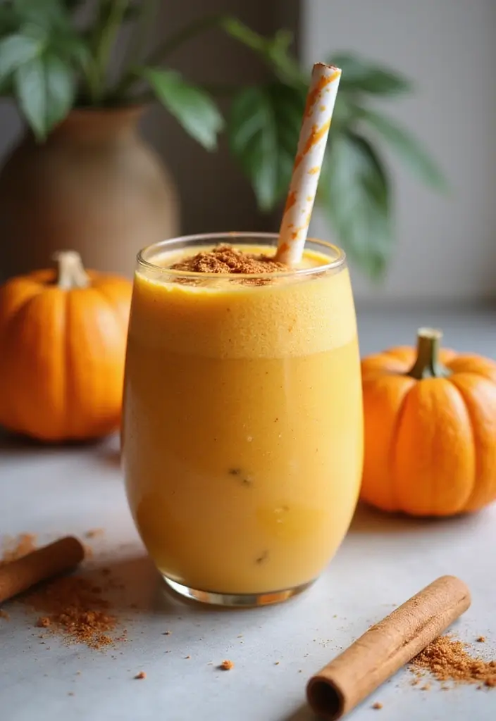 27 Dairy Free Pumpkin Dessert Recipes Perfect for Fall 67 27 Dairy Free Pumpkin Dessert Recipes Perfect for Fall - 11. Pumpkin Pie Smoothie