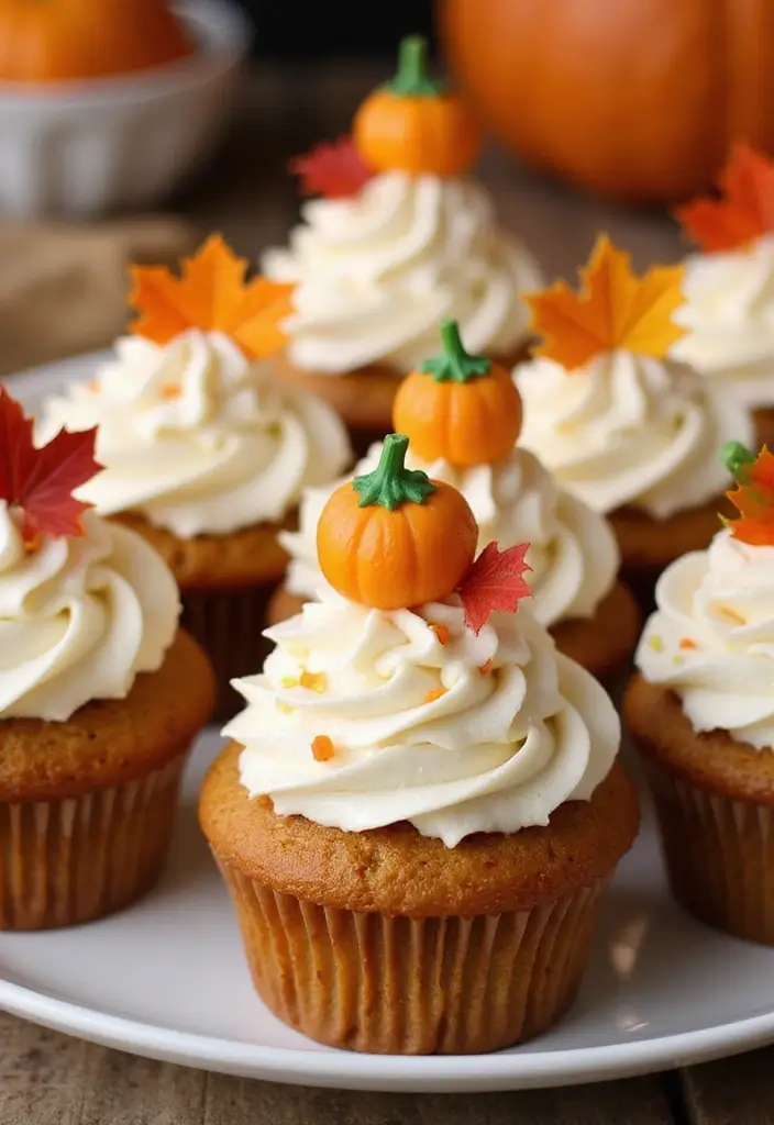 27 Dairy Free Pumpkin Dessert Recipes Perfect for Fall 124 27 Dairy Free Pumpkin Dessert Recipes Perfect for Fall - 20. Pumpkin Spice Cupcakes