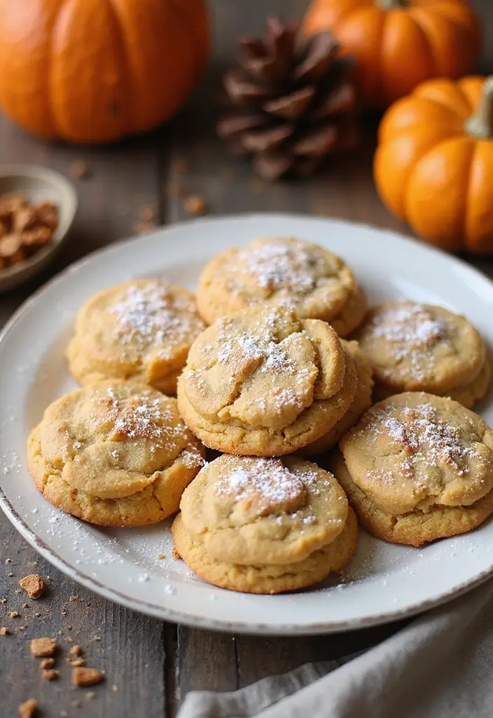 27 Dairy Free Pumpkin Dessert Recipes Perfect for Fall 138 27 Dairy Free Pumpkin Dessert Recipes Perfect for Fall - 22. Pumpkin Spice Shortbread Cookies