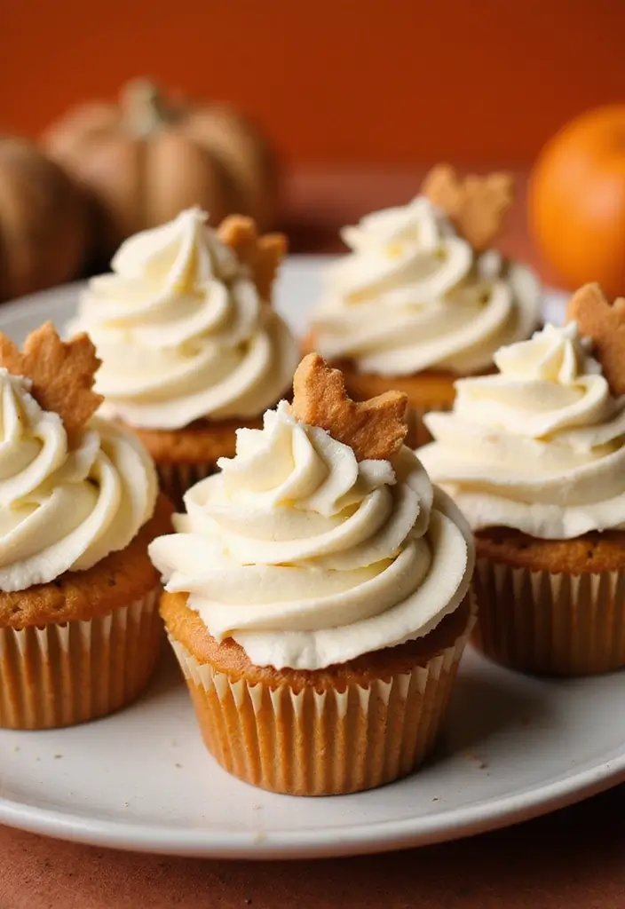 27 Dairy Free Pumpkin Dessert Recipes Perfect for Fall 152 27 Dairy Free Pumpkin Dessert Recipes Perfect for Fall - 24. Pumpkin Spice Cupcakes with Cream Cheese Frosting