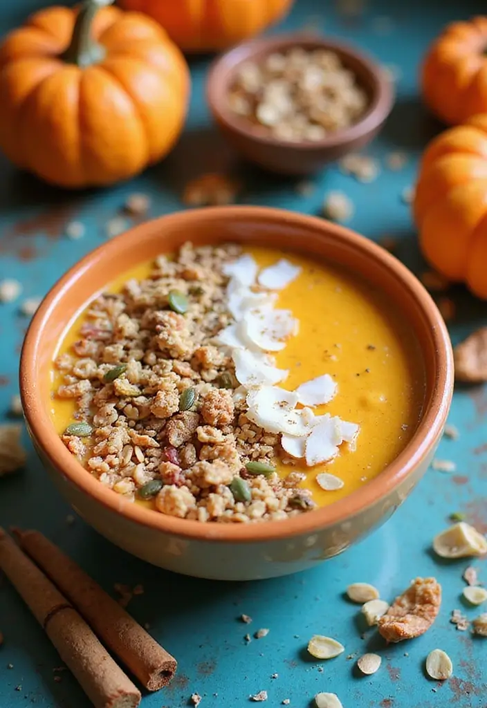 27 Dairy Free Pumpkin Dessert Recipes Perfect for Fall 159 27 Dairy Free Pumpkin Dessert Recipes Perfect for Fall - 25. Pumpkin Spice Smoothie Bowl