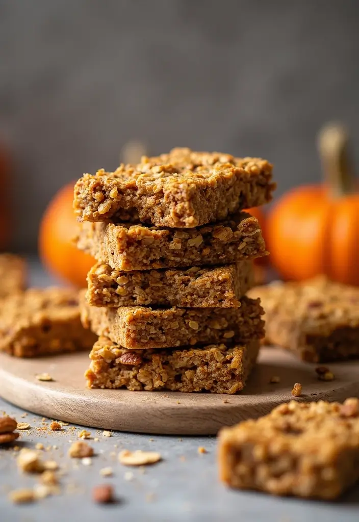 27 Dairy Free Pumpkin Dessert Recipes Perfect for Fall 36 27 Dairy Free Pumpkin Dessert Recipes Perfect for Fall - 6. Pumpkin Spice Granola Bars