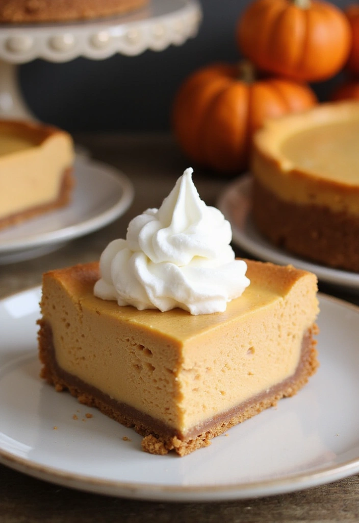27 Dairy Free Pumpkin Dessert Recipes Perfect for Fall 41 27 Dairy Free Pumpkin Dessert Recipes Perfect for Fall - 7. Dairy-Free Pumpkin Cheesecake