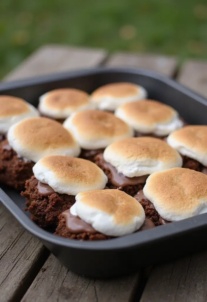 27 Easy Dessert Recipes Using Chocolate Cake Mixes for Last-Minute Treats 104 27 Easy Dessert Recipes Using Chocolate Cake Mixes for Last-Minute Treats - 16. Chocolate Cake Mix S'mores