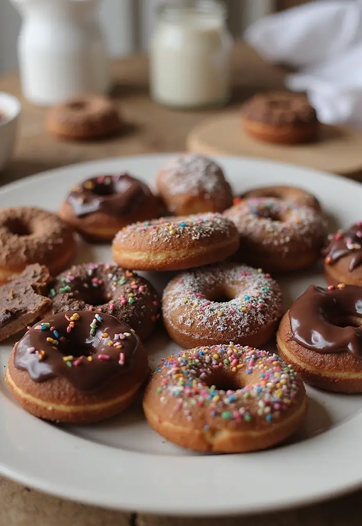 27 Easy Dessert Recipes Using Chocolate Cake Mixes for Last-Minute Treats 132 27 Easy Dessert Recipes Using Chocolate Cake Mixes for Last-Minute Treats - 20. Chocolate Cake Mix Donuts