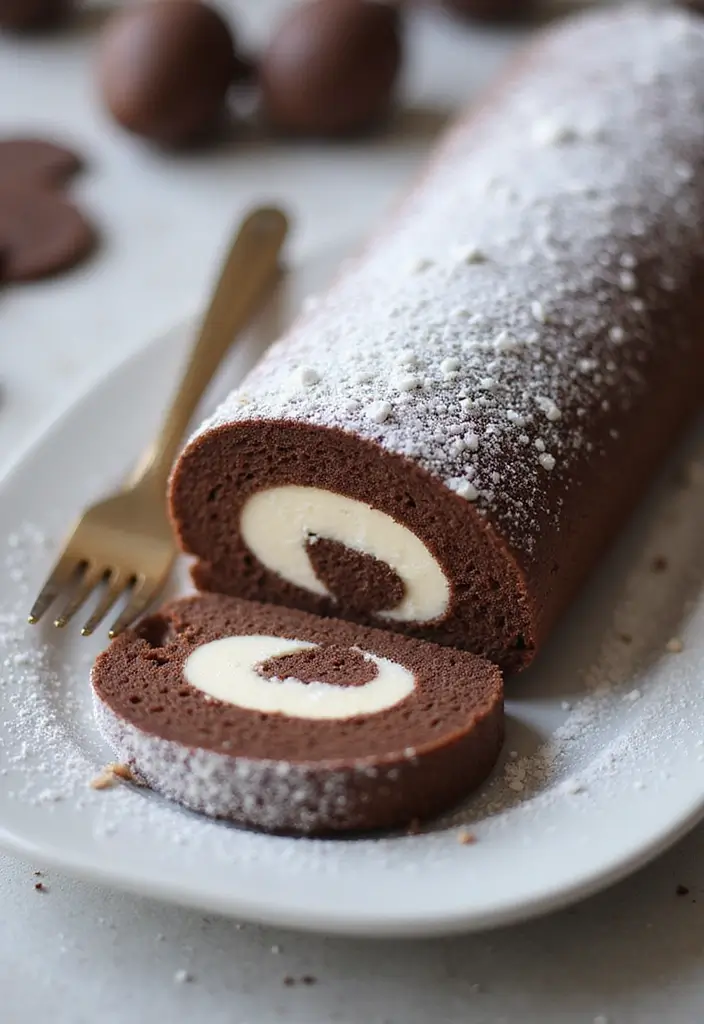 27 Easy Dessert Recipes Using Chocolate Cake Mixes for Last-Minute Treats 146 27 Easy Dessert Recipes Using Chocolate Cake Mixes for Last-Minute Treats - 22. Chocolate Cake Mix Swiss Roll