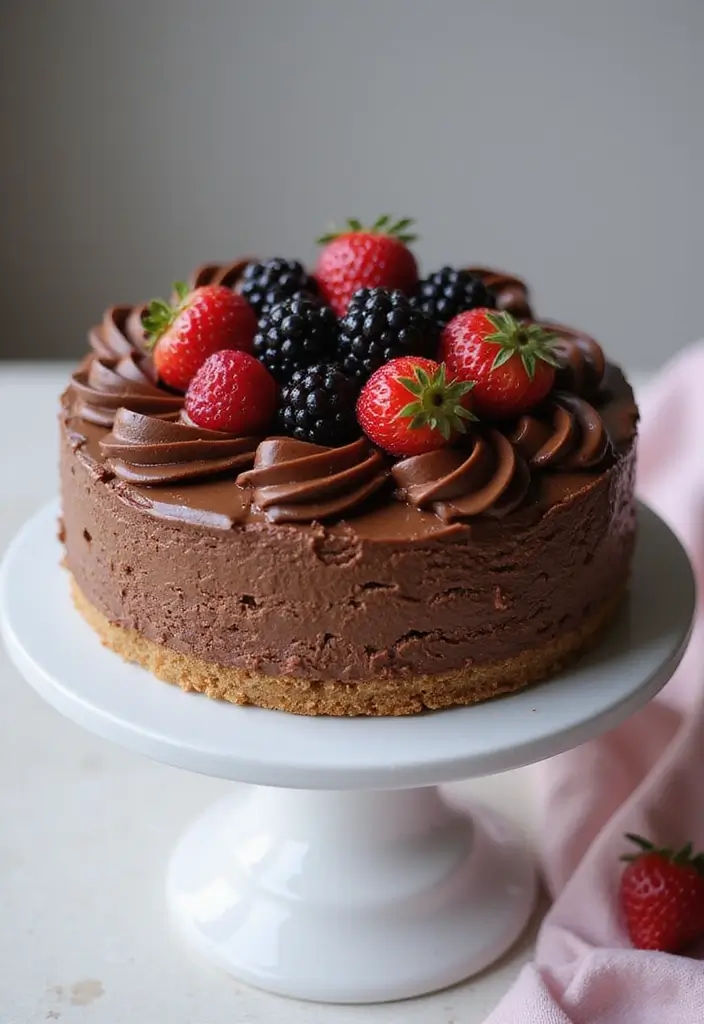 27 Easy Dessert Recipes Using Chocolate Cake Mixes for Last-Minute Treats 50 27 Easy Dessert Recipes Using Chocolate Cake Mixes for Last-Minute Treats - 8. Chocolate Cake Mix Cheesecake