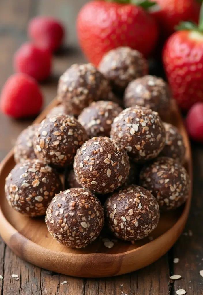 27 Easy Dessert Recipes Using Chocolate Cake Mixes for Last-Minute Treats 57 27 Easy Dessert Recipes Using Chocolate Cake Mixes for Last-Minute Treats - 9. Chocolate Cake Mix Energy Bites