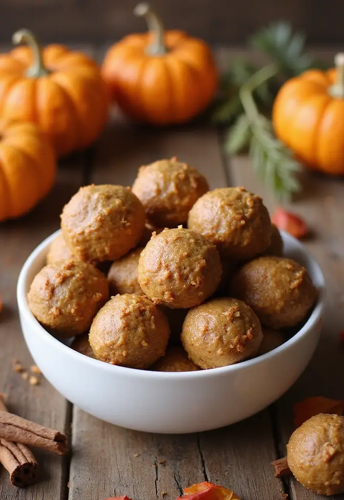 27 Easy Gluten Free Dessert Recipes for Every Occasion 119 27 Easy Gluten Free Dessert Recipes for Every Occasion - 19. Pumpkin Spice Energy Balls
