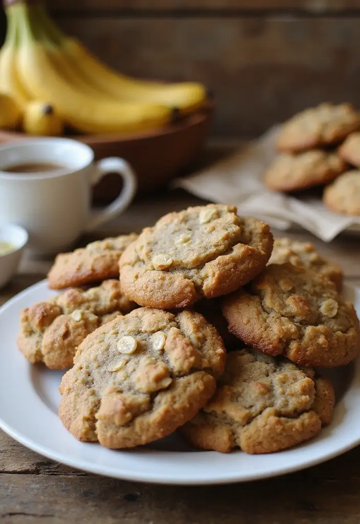 27 Easy Gluten Free Dessert Recipes for Every Occasion 161 27 Easy Gluten Free Dessert Recipes for Every Occasion - 25. Maple Banana Oatmeal Cookies