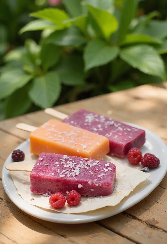 27 Easy Gluten Free Dessert Recipes for Every Occasion 13 27 Easy Gluten Free Dessert Recipes for Every Occasion - 3. Berry Coconut Popsicles