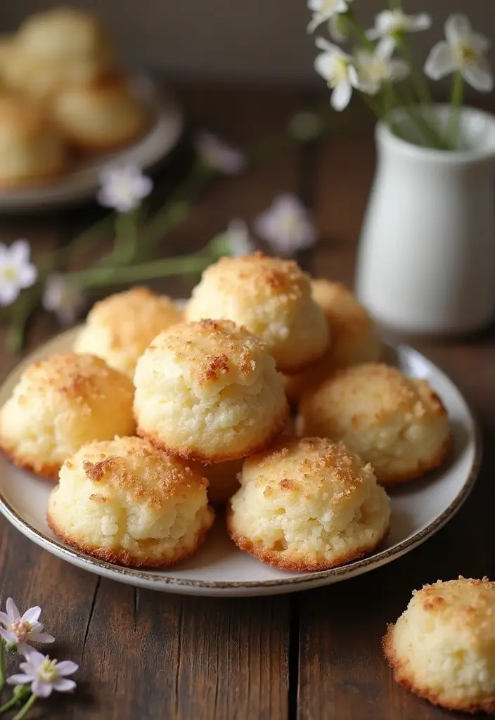 27 Easy Gluten Free Dessert Recipes for Every Occasion 18 27 Easy Gluten Free Dessert Recipes for Every Occasion - 4. Vanilla Coconut Macaroons