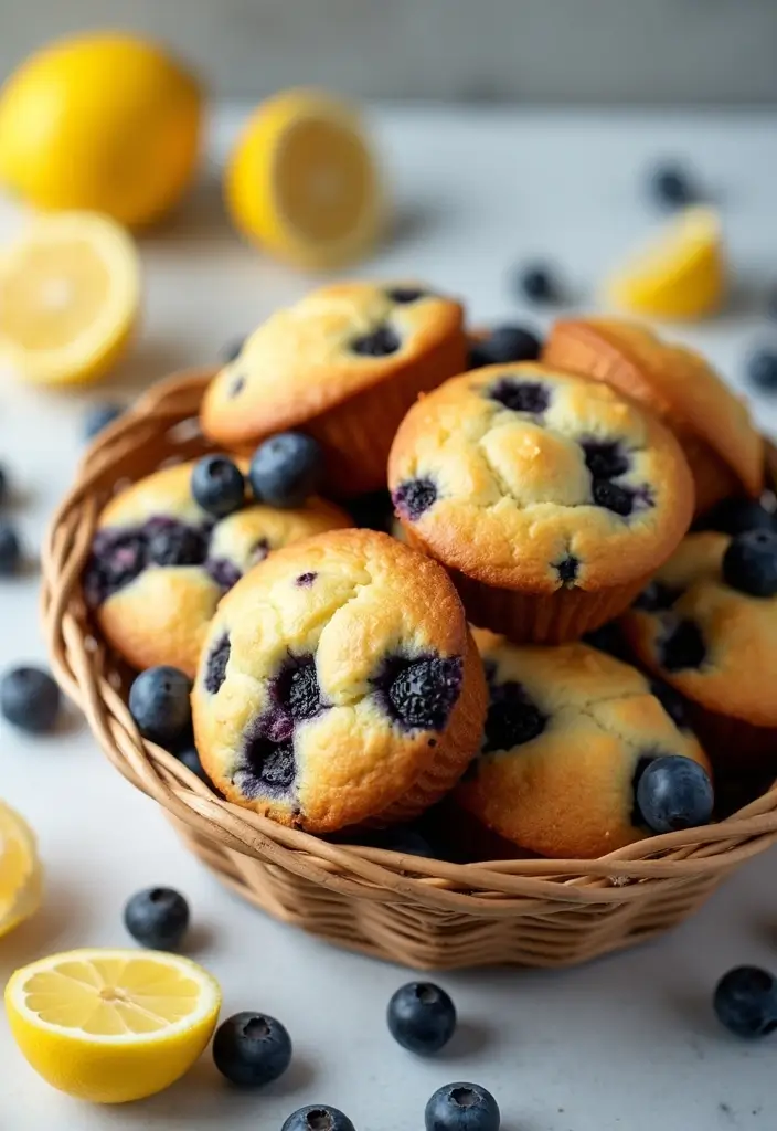 27 Easy Gluten Free Dessert Recipes for Every Occasion 25 27 Easy Gluten Free Dessert Recipes for Every Occasion - 5. Lemon Blueberry Muffins