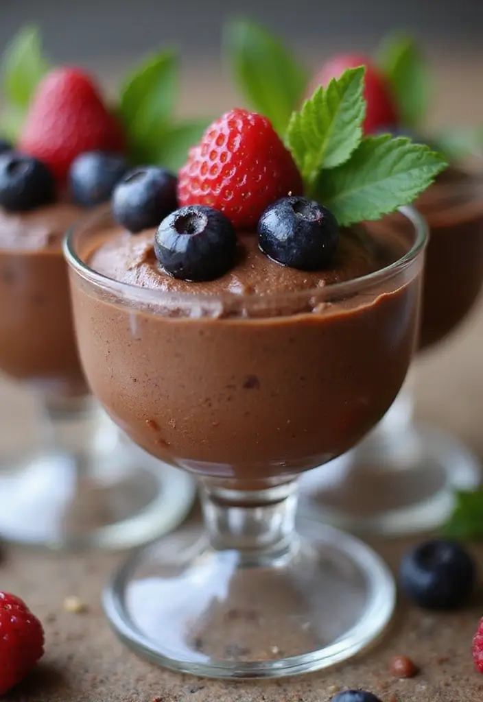 27 Easy Vegan Dessert Recipes Using Just 4 Ingredients 1 27 Easy Vegan Dessert Recipes Using Just 4 Ingredients - 1. 4-Ingredient Chocolate Mousse