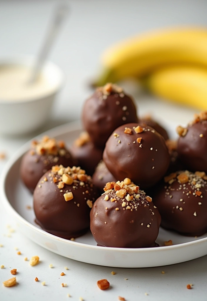27 Easy Vegan Dessert Recipes Using Just 4 Ingredients 99 27 Easy Vegan Dessert Recipes Using Just 4 Ingredients - 15. Chocolate Banana Bites
