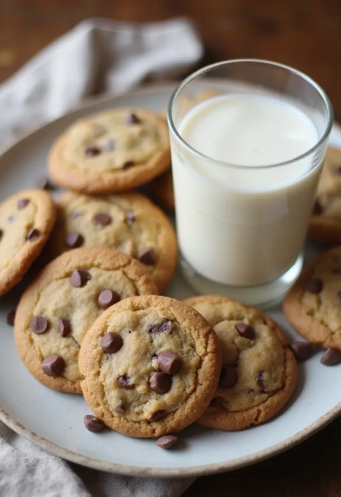 27 Easy Vegan Dessert Recipes Using Just 4 Ingredients 113 27 Easy Vegan Dessert Recipes Using Just 4 Ingredients - 17. Vegan Chocolate Chip Cookies