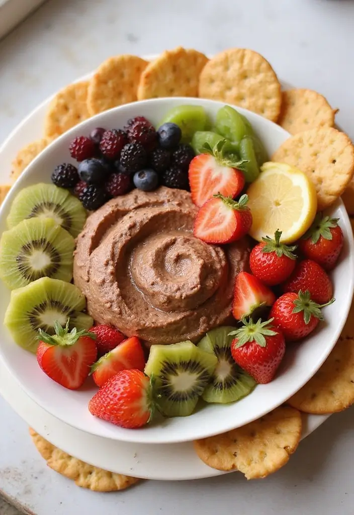 27 Easy Vegan Dessert Recipes Using Just 4 Ingredients 143 27 Easy Vegan Dessert Recipes Using Just 4 Ingredients - 21. Brownie Batter Hummus