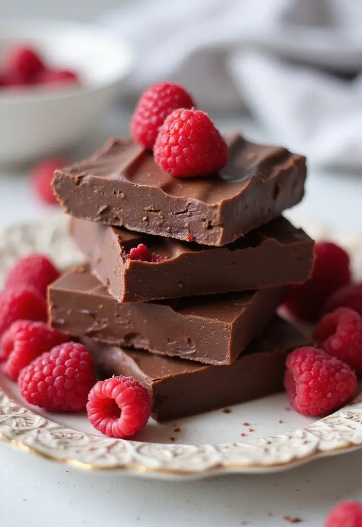 27 Easy Vegan Dessert Recipes Using Just 4 Ingredients 183 27 Easy Vegan Dessert Recipes Using Just 4 Ingredients - 27. Vegan Raspberry Chocolate Bars
