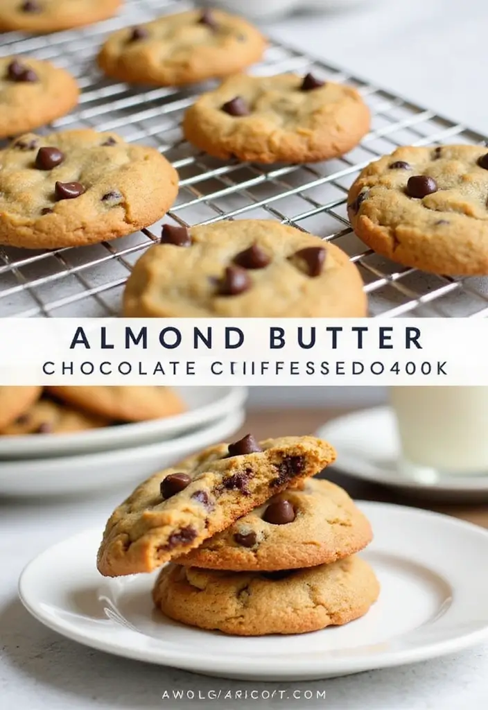 27 Egg Free Dessert Recipes Perfect for Food Allergies and Sensitivities 27 27 Egg Free Dessert Recipes Perfect for Food Allergies and Sensitivities - 5. Almond Butter Chocolate Chip Cookies