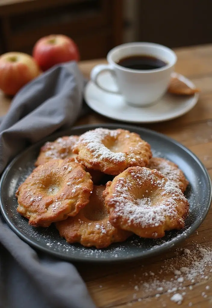 27 Gluten Free Apple Dessert Recipes That Are Warm and Cozy 72 27 Gluten Free Apple Dessert Recipes That Are Warm and Cozy - 12. Apple Fritters