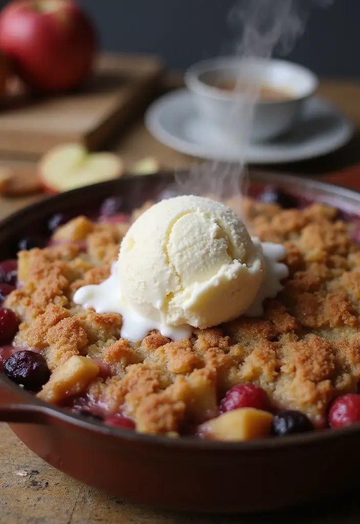 27 Gluten Free Apple Dessert Recipes That Are Warm and Cozy 121 27 Gluten Free Apple Dessert Recipes That Are Warm and Cozy - 19. Apple and Berry Crumble
