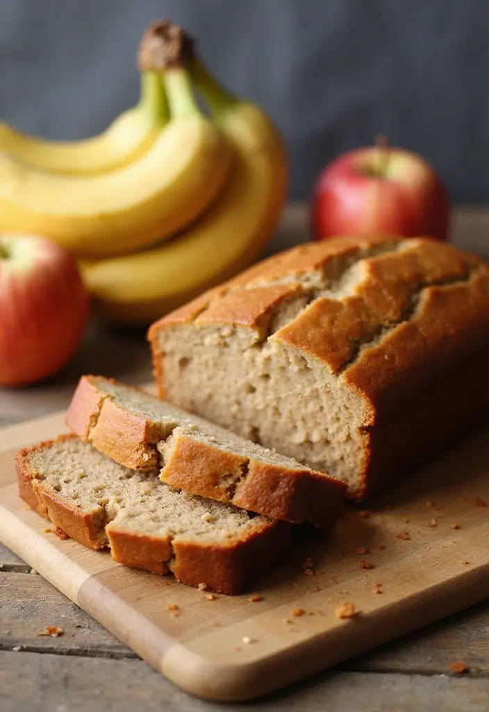 27 Gluten Free Apple Dessert Recipes That Are Warm and Cozy 44 27 Gluten Free Apple Dessert Recipes That Are Warm and Cozy - 8. Apple Banana Bread