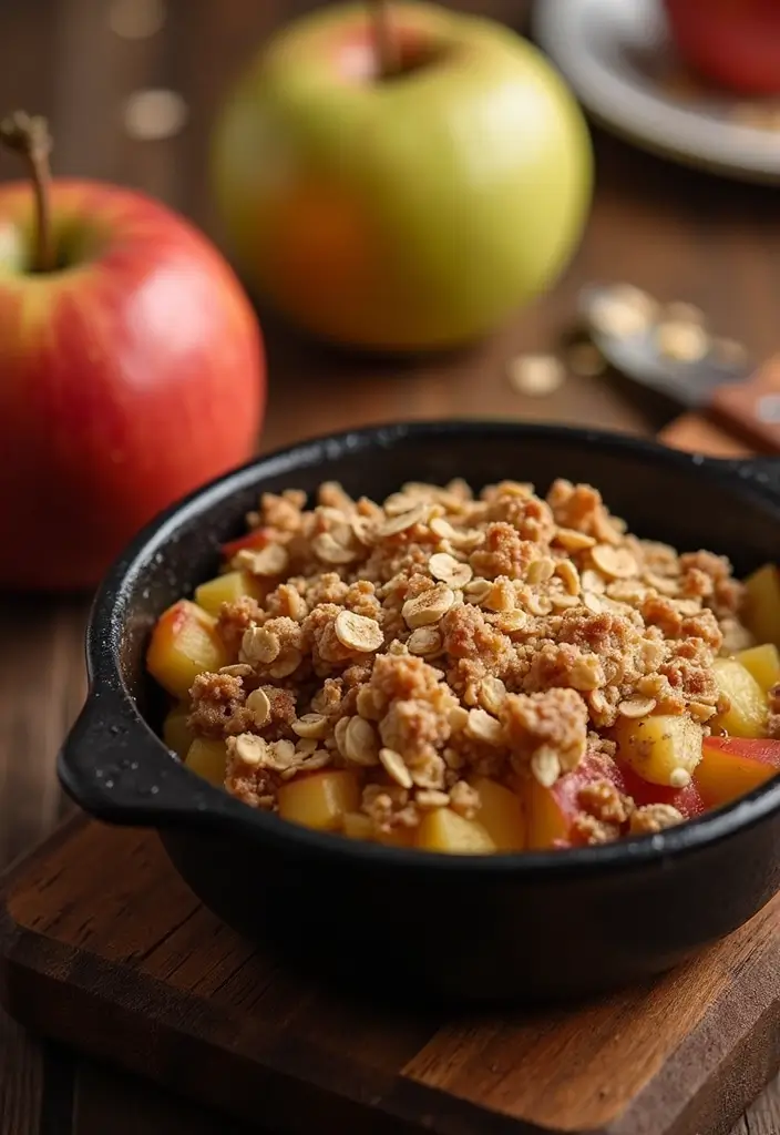 27 Gluten Free Apple Dessert Recipes That Are Warm and Cozy 51 27 Gluten Free Apple Dessert Recipes That Are Warm and Cozy - 9. Baked Apples with Oat Topping