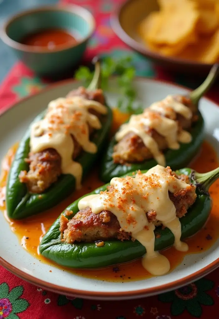 27 Gluten Free Mexican Dessert Recipes Full of Flavor and Fun 161 27 Gluten Free Mexican Dessert Recipes Full of Flavor and Fun - 25. Chiles en Nogada Dessert