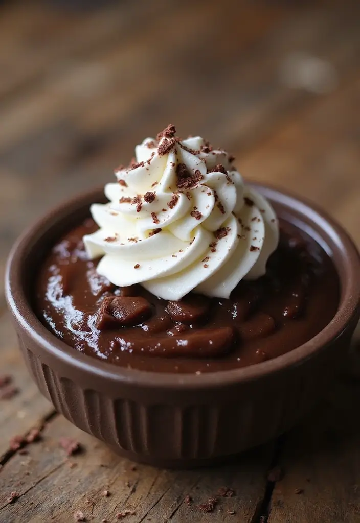 27 Half and Half Dessert Recipes That Add Creamy Perfection 1 27 Half and Half Dessert Recipes That Add Creamy Perfection - 1. Classic Half and Half Chocolate Pudding
