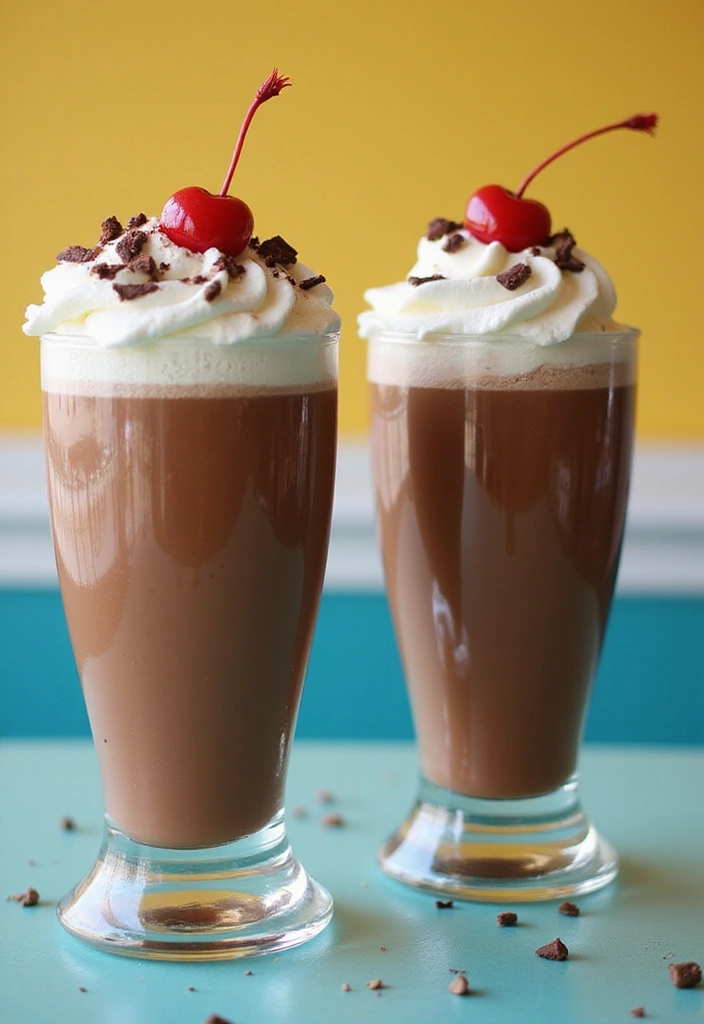 27 Half and Half Dessert Recipes That Add Creamy Perfection 76 27 Half and Half Dessert Recipes That Add Creamy Perfection - 12. Half and Half Chocolate Milkshake