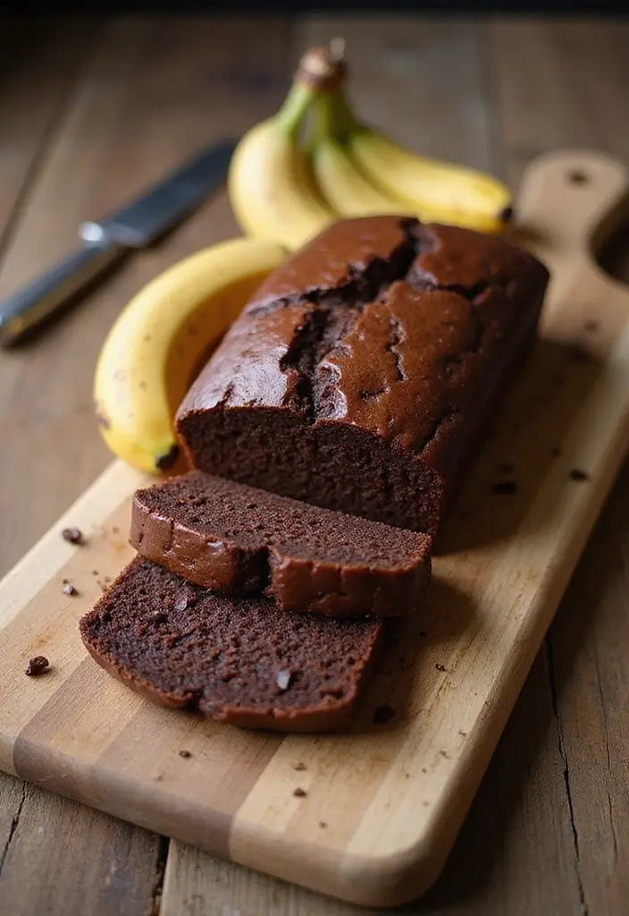 27 Half and Half Dessert Recipes That Add Creamy Perfection 83 27 Half and Half Dessert Recipes That Add Creamy Perfection - 13. Half and Half Chocolate Banana Bread