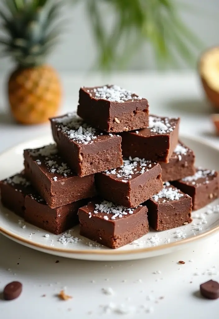 27 Half and Half Dessert Recipes That Add Creamy Perfection 97 27 Half and Half Dessert Recipes That Add Creamy Perfection - 15. Half and Half Chocolate Coconut Bars