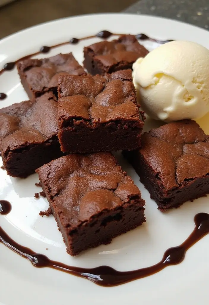 27 Half and Half Dessert Recipes That Add Creamy Perfection 8 27 Half and Half Dessert Recipes That Add Creamy Perfection - 2. Decadent Half and Half Brownies