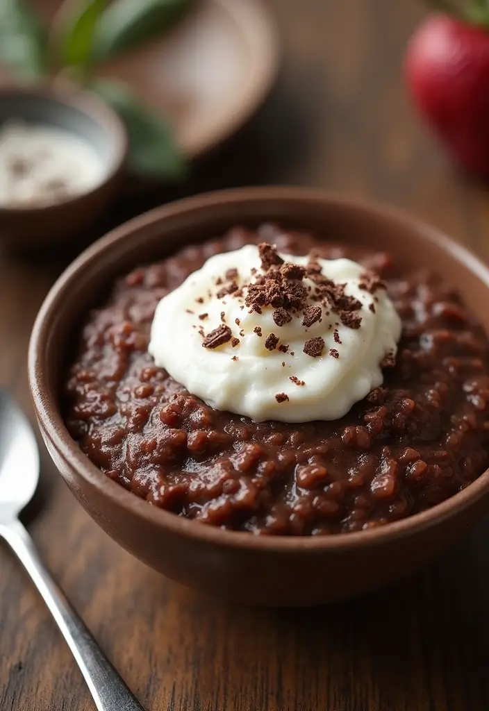 27 Half and Half Dessert Recipes That Add Creamy Perfection 160 27 Half and Half Dessert Recipes That Add Creamy Perfection - 24. Half and Half Chocolate Rice Pudding