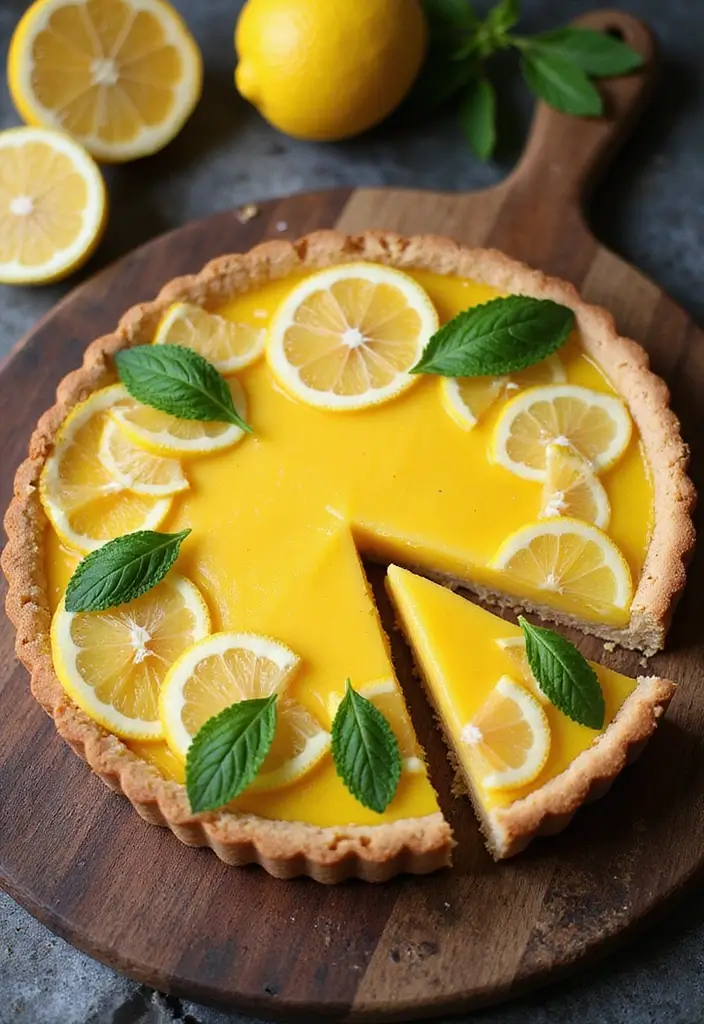 30+ Dessert Recipes from Around the World to Sweeten Your Day 58 30+ Dessert Recipes from Around the World to Sweeten Your Day - 10. Vegan Lemon Tart from France