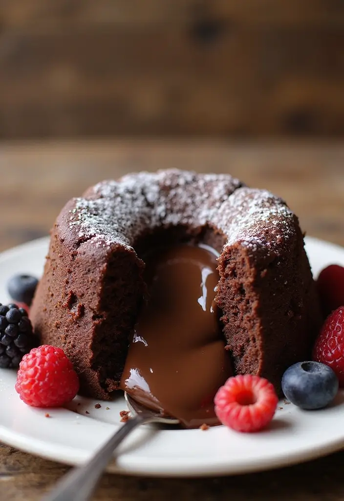 30+ Dessert Recipes from Around the World to Sweeten Your Day 121 30+ Dessert Recipes from Around the World to Sweeten Your Day - 19. Vegan Chocolate Lava Cake from France