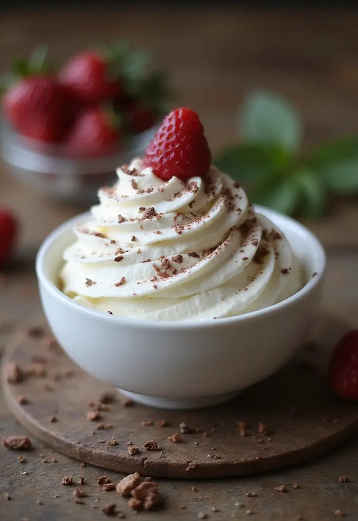 30+ Dessert Recipes with Whipped Cream for Fluffy and Dreamy Treats - 1. Classic Vanilla Whipped Cream