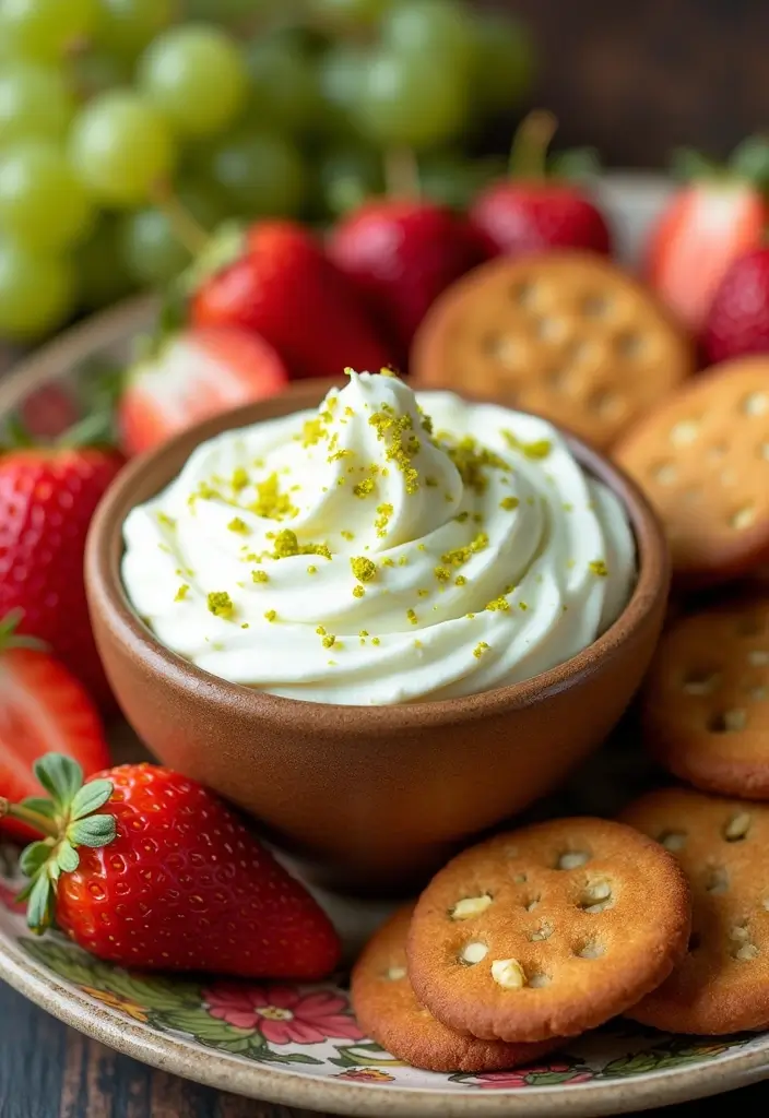 30+ Dessert Recipes with Whipped Cream for Fluffy and Dreamy Treats - 12. Pistachio Whipped Cream Dip