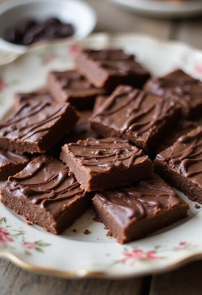 30+ Dessert Recipes with Whipped Cream for Fluffy and Dreamy Treats - 15. No-Bake Chewy Chocolate Bars
