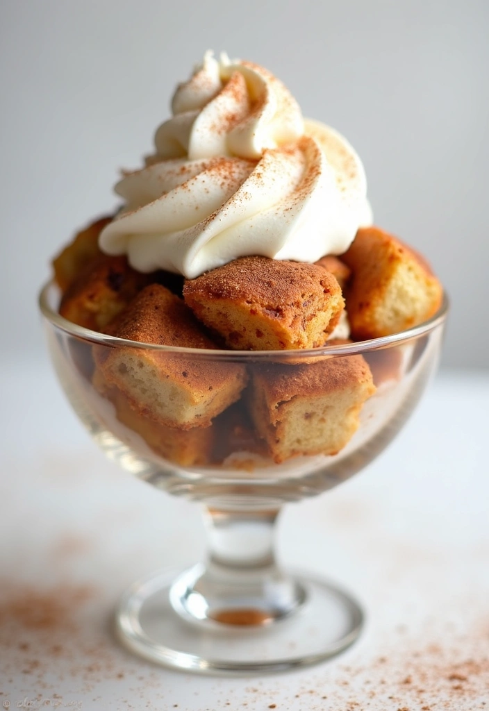 30+ Dessert Recipes with Whipped Cream for Fluffy and Dreamy Treats - 21. Cinnamon Roll Whipped Cream Dessert
