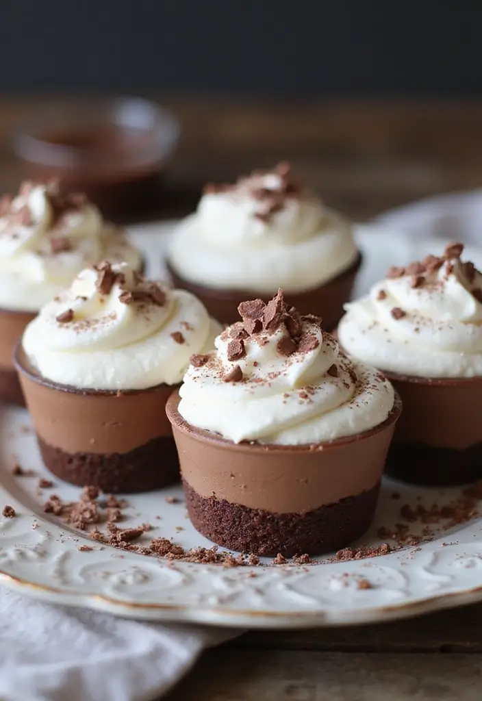 30+ Dessert Recipes with Whipped Cream for Fluffy and Dreamy Treats - 22. Easy Chocolate Mousse Cups