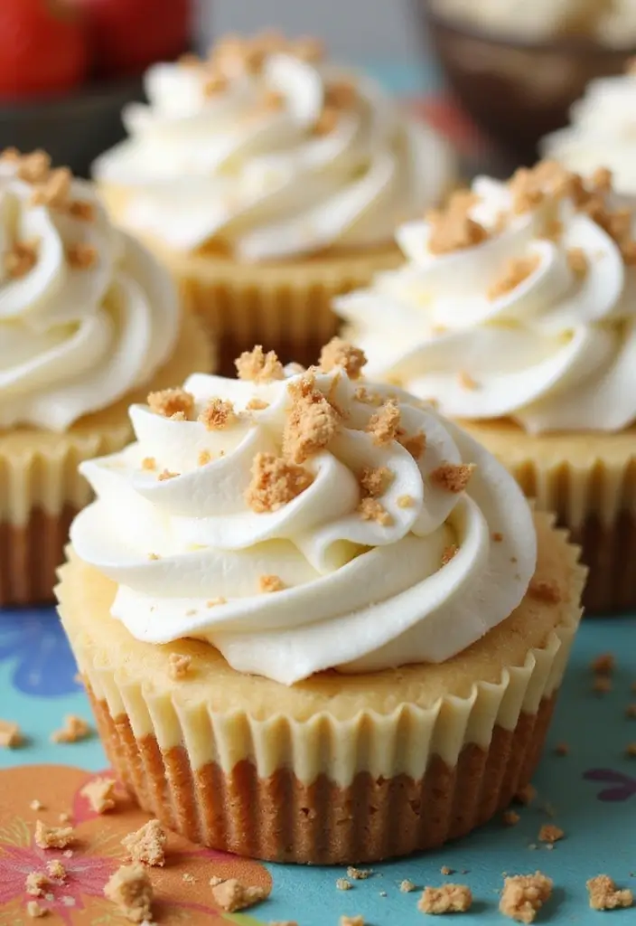 30+ Dessert Recipes with Whipped Cream for Fluffy and Dreamy Treats - 24. Whipped Cream Cheesecake Cups