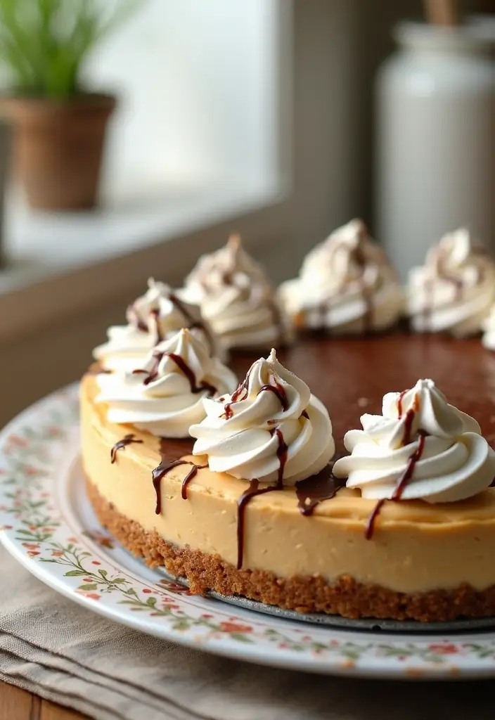 30+ Dessert Recipes with Whipped Cream for Fluffy and Dreamy Treats - 27. No-Bake Peanut Butter Cream Pie