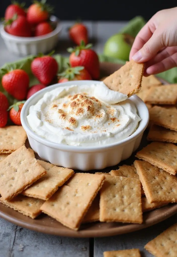 30+ Dessert Recipes with Whipped Cream for Fluffy and Dreamy Treats - 29. S'mores Whipped Cream Dip