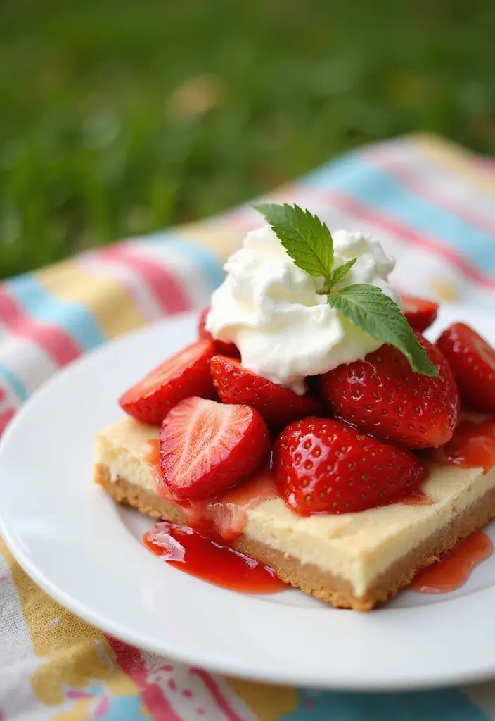 30+ Easy Dessert Bar Recipes with Cake Mixes That Everyone Will Enjoy 69 30+ Easy Dessert Bar Recipes with Cake Mixes That Everyone Will Enjoy - 11. Strawberry Shortcake Bars