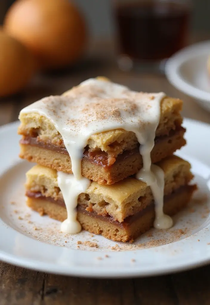 30+ Easy Dessert Bar Recipes with Cake Mixes That Everyone Will Enjoy 74 30+ Easy Dessert Bar Recipes with Cake Mixes That Everyone Will Enjoy - 12. Cinnamon Roll Bars