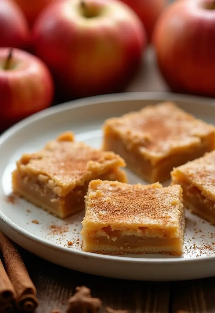 30+ Easy Dessert Bar Recipes with Cake Mixes That Everyone Will Enjoy 81 30+ Easy Dessert Bar Recipes with Cake Mixes That Everyone Will Enjoy - 13. Apple Pie Bars