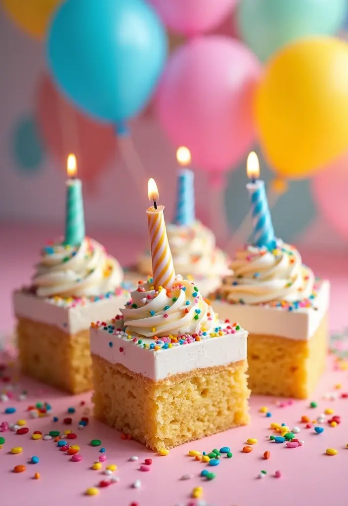 30+ Easy Dessert Bar Recipes with Cake Mixes That Everyone Will Enjoy 102 30+ Easy Dessert Bar Recipes with Cake Mixes That Everyone Will Enjoy - 16. Birthday Cake Bars