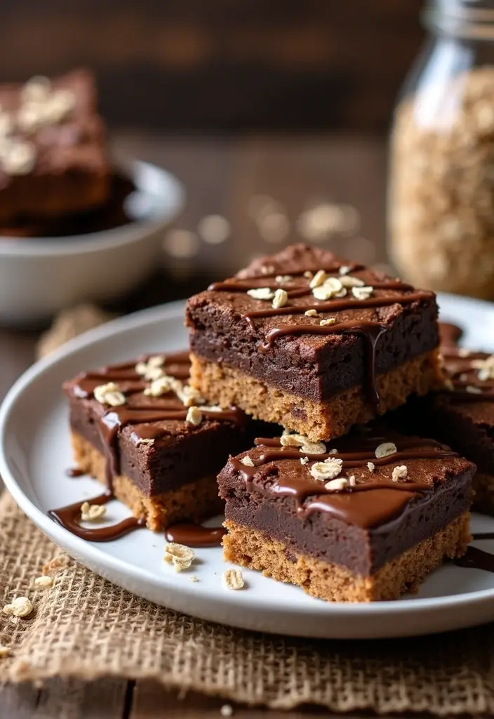 30+ Easy Dessert Bar Recipes with Cake Mixes That Everyone Will Enjoy 144 30+ Easy Dessert Bar Recipes with Cake Mixes That Everyone Will Enjoy - 22. Chewy Chocolate Oatmeal Bars
