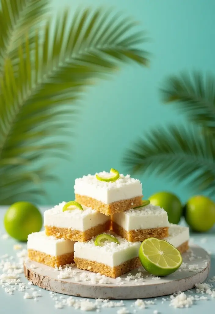 30+ Easy Dessert Bar Recipes with Cake Mixes That Everyone Will Enjoy 179 30+ Easy Dessert Bar Recipes with Cake Mixes That Everyone Will Enjoy - 27. Coconut Lime Bars